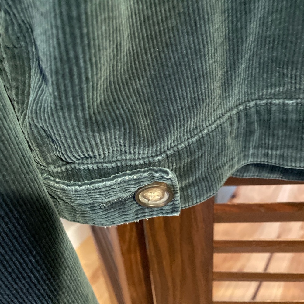 Kut from the Kloth Green Corduroy Jacket Size Small - Picture 3 of 8